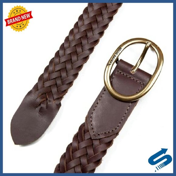 Genuine Leather Belt with Metal Buckle, Adjustable Fit, Sizes S-XXL main image 6